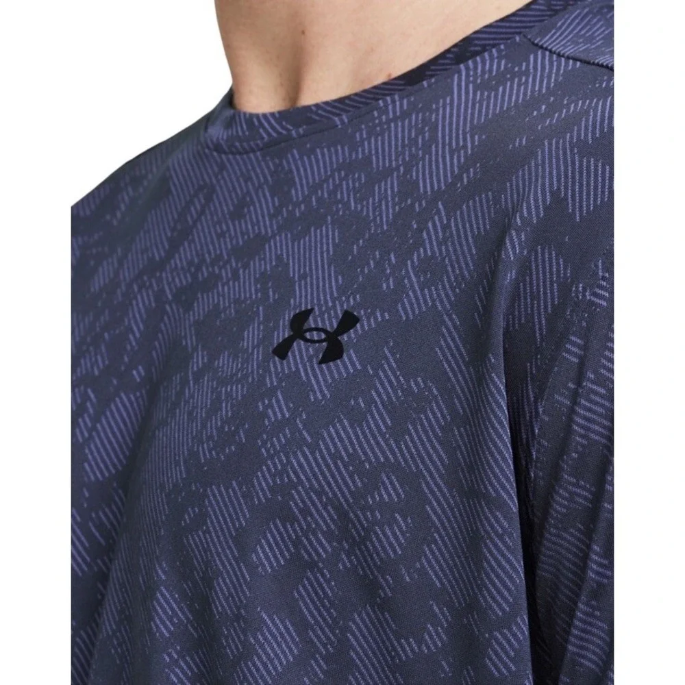Under Armour Men T-Shirt UA Vent Geode Sz 2XL 1382807-561 Starlight/Black
